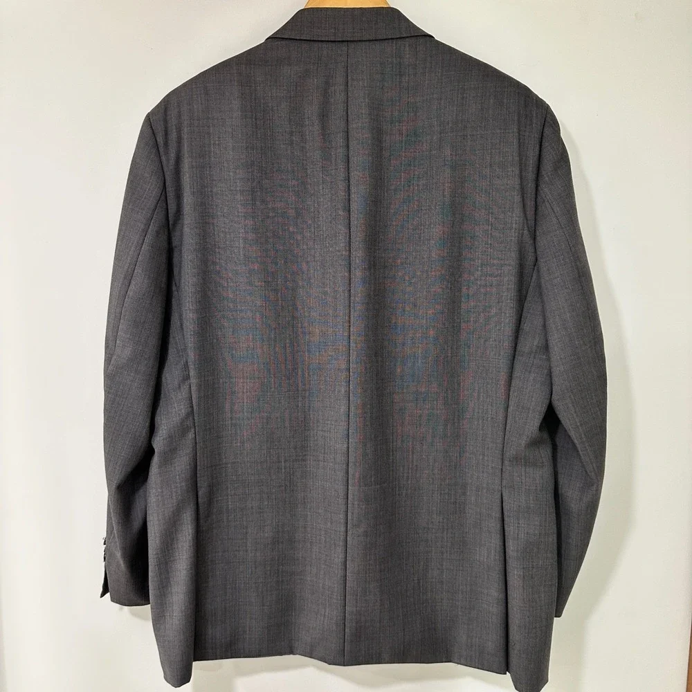 Lauren‎ Ralph Lauren Suit Jacket Mens 44R Grey 100% Wool Blazer Classic Business